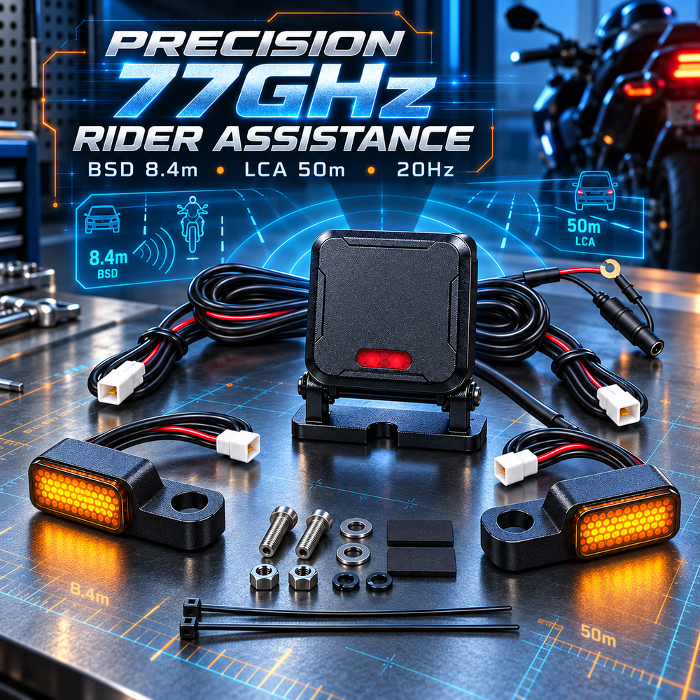 TCHBSD77G01 complete motorcycle blind-spot monitoring system